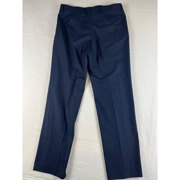 Pronto Uomo Men's Navy Blue Dress Pants Size 34x32 Polyester NWT - Picture 3 of 8